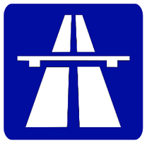 Image of a motorway sign.